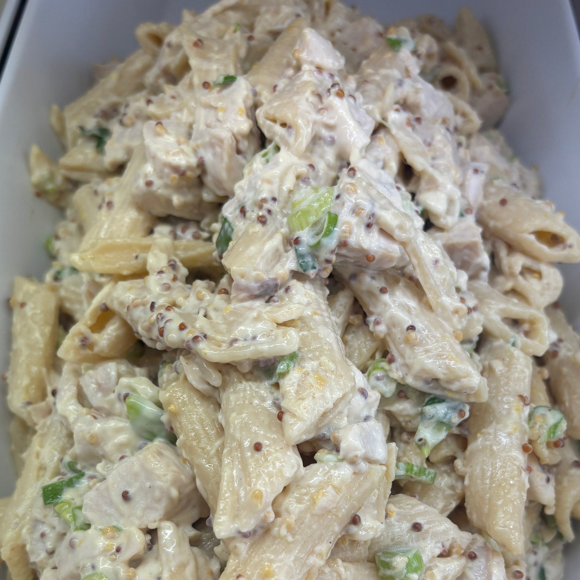 Seeded Mustard Chicken Penne