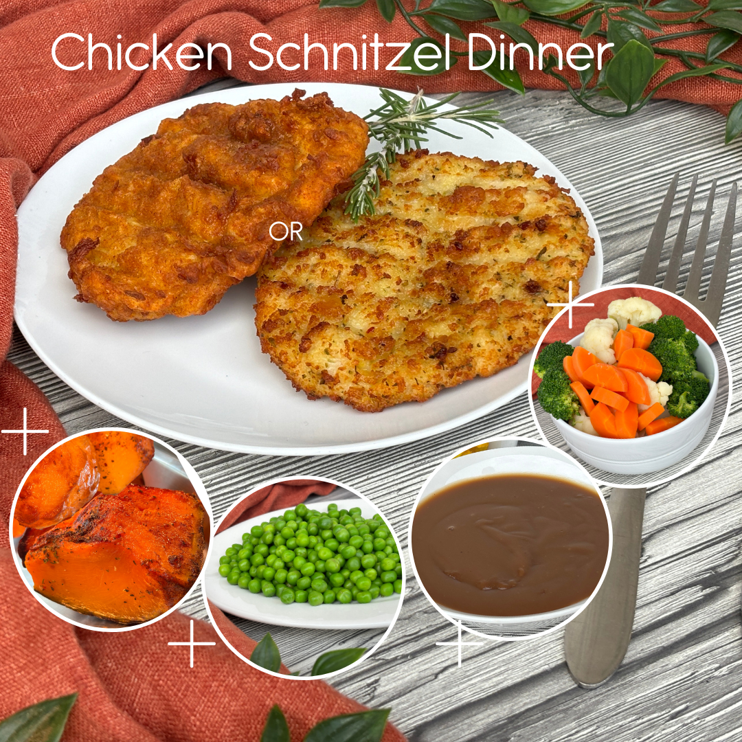 Chicken Schnitzel Dinner