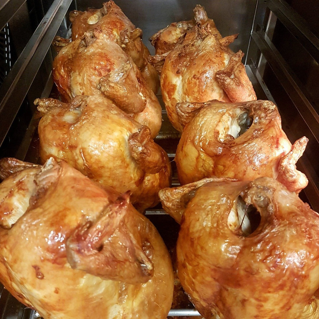 Oven Roasted BBQ Chickens